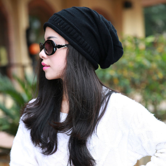 Accessories - Lightweight Slouchy Beanie Skull Knit Hat Unisex